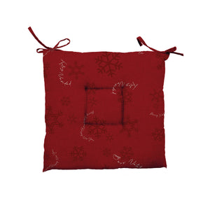 Set di 2 cuscini trapuntati decoro natalizio stella di natale