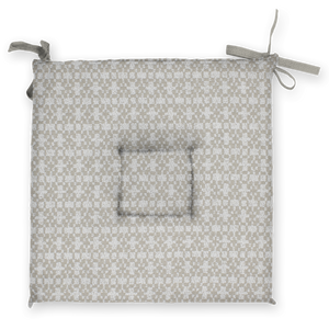 Cuscino creta sardo geometrico