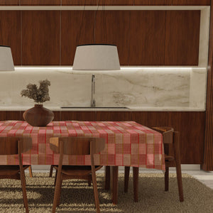 Tovaglia felpata cerata IDROREPELLENTE a fantasia quadri retrò