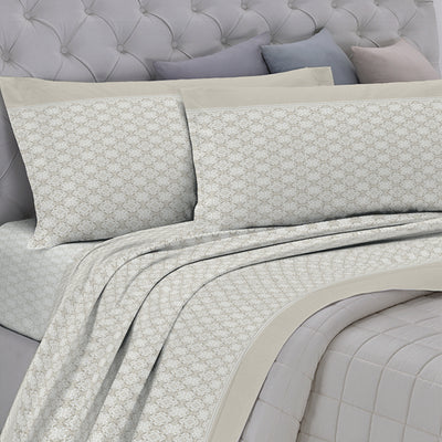 Completo letto in cotone Maiolica