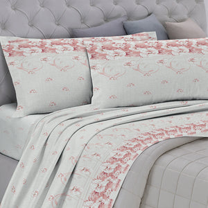 Completo letto in cotone Rose