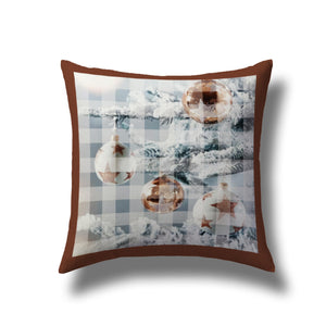 Cuscino salotto digital natale decoro snow