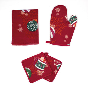 Set cucina natale decoro addobbi natalizi