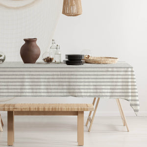 Tovaglia drill shabby righe grandi