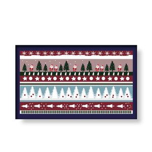 Tappeto five street natale decoro neve