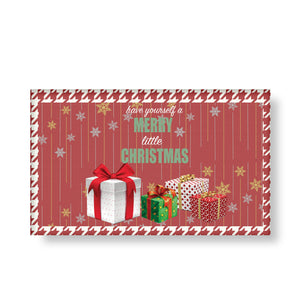 Tappeto five street natale decoro pacchi regalo