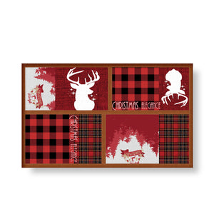 Tappeto five street natale decoro tartan