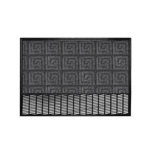 Zerbino Griglia grigio