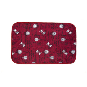 Tappeto merlino postcard decoro watches bordeaux