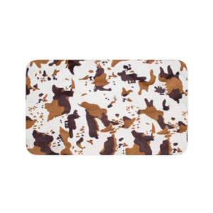 Tappeto arredo africa decoro mucca