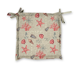 Seduta giamaica antimacchia decoro coralli