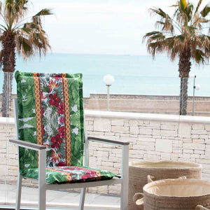 Schienale alto giamaica antimacchia decoro giungla