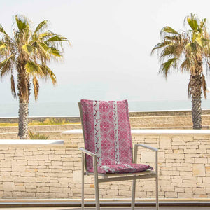 Schienale alto giamaica antimacchia decoro mandala rosa