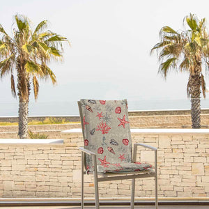 Schienale alto giamaica antimacchia decoro coralli