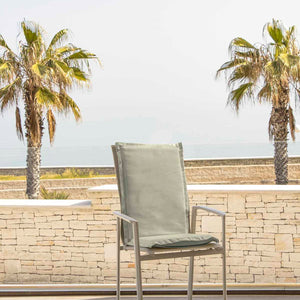 Schienale alto giamaica antimacchia decoro tinta unita beige