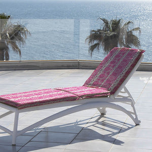 Lettino giamaica antimacchia decoro mandala rosa