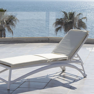 Lettino giamaica antimacchia decoro tinta unita beige