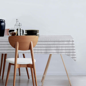 Tovaglia felpata decoro shabby righe