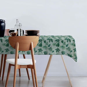 Tovaglia felpata decoro fogliame