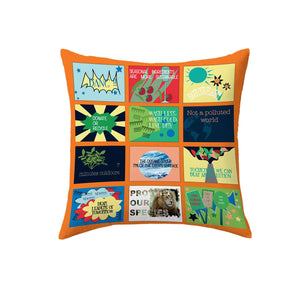 Cuscino salotto digital decoro fumetto