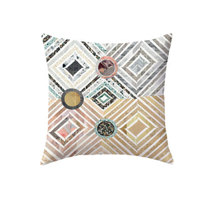 Cuscino salotto digital decoro rombi