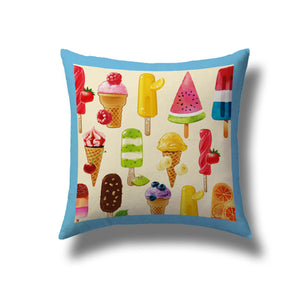 Cuscino salotto gift collection decoro gelati