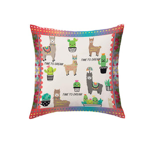 Cuscino salotto gift collection decoro lama