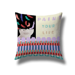 Cuscino salotto heritage decoro paint