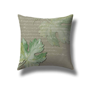 Cuscino salotto heritage decoro poesia