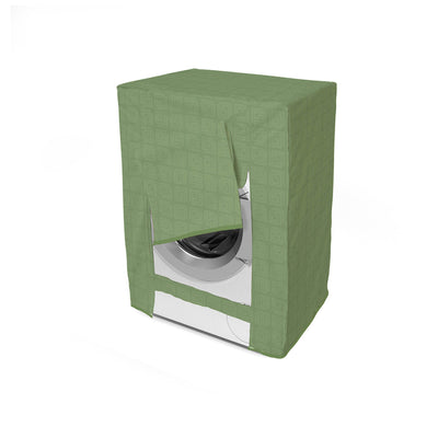 Coprilavatrice Gemma con cerniera in tinta unita verde