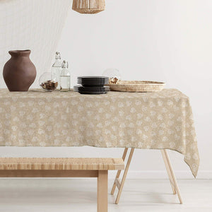 Tovaglia drill shabby decoro cuori