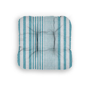 Cuscino morbidino shabby antiscivolo decoro millerighe azzurro