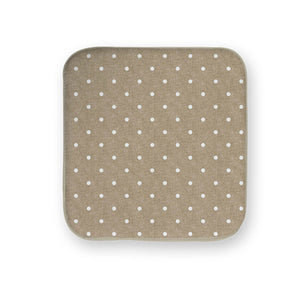 Cuscino lastrina shabby antiscivolo decoro pois tortora