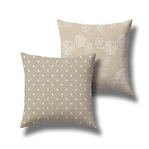 Cuscino salotto shabby decoro rose