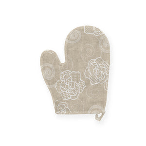 Guanto forno shabby decoro rose