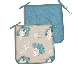 Cuscino bordato loneta seychelles