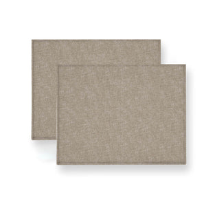 Coppia breakfast filo green tinta unita tortora