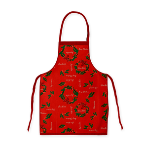 Grembiule natale decoro ghirlanda