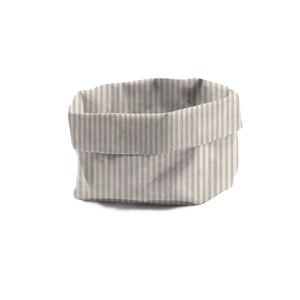 Portapane shabby decoro righe piccole