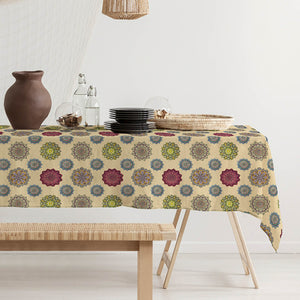 Tovaglia armony antimacchia decoro rosoni