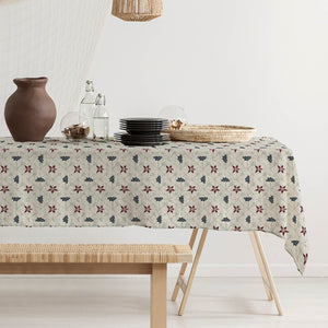 Tovaglia armony antimacchia decoro red flower