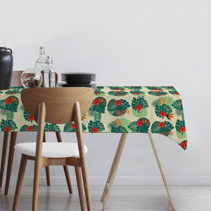 Tovaglia felpata decoro tropicana