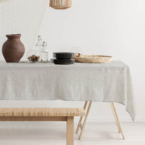 Tovaglia filo green decoro righe piccole