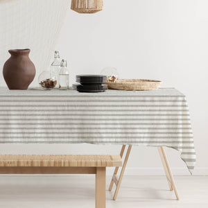 Tovaglia filo green decoro righe grandi