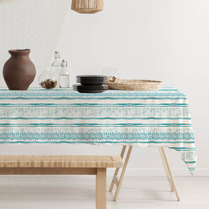 Tovaglia drill decoro watercolor