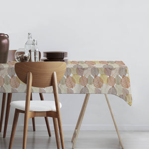 Tovaglia felpata decoro autumn leaf